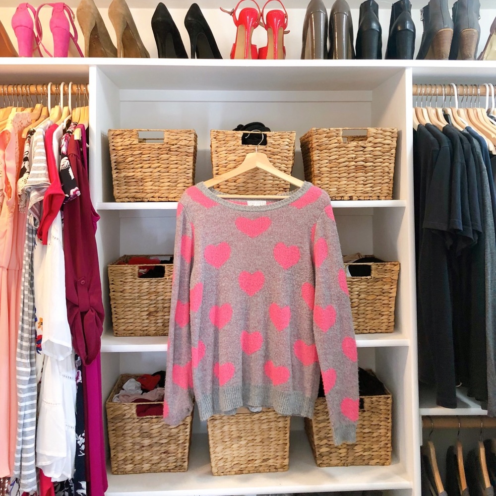 Heart sweater!